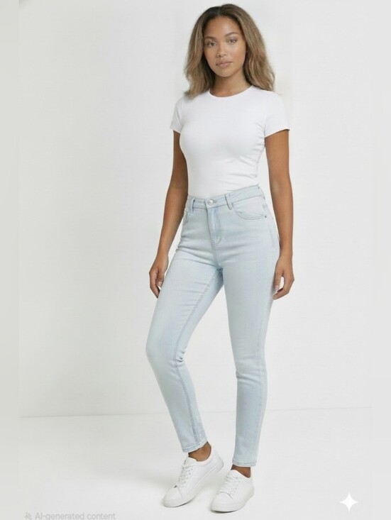 dELiA*s Denim - LiV By Delia's, Pale Blue Skinny High-Waist Jeans for Women